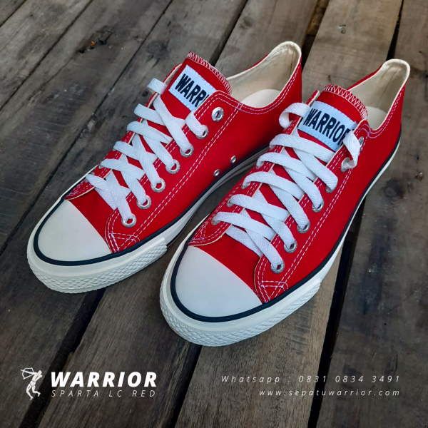 Sepatu warrior sparta lc merah