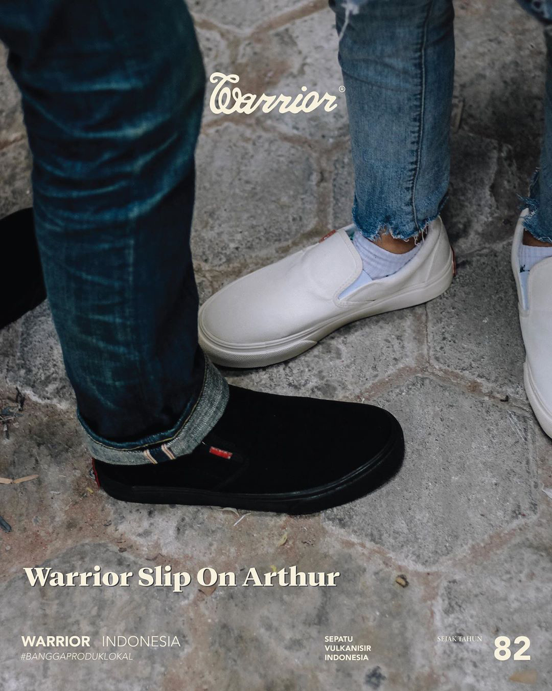 warrior slip on